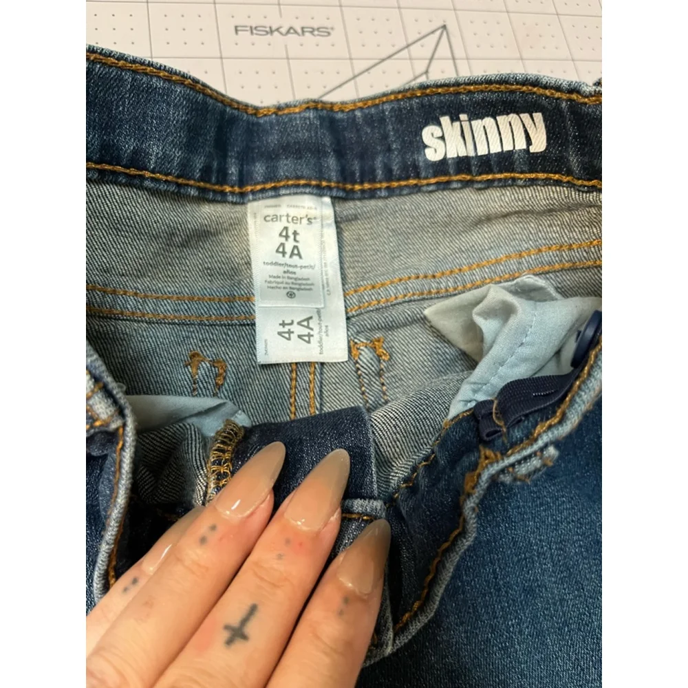 Boys Carter's Jeans Size 4T Blue Skinny
